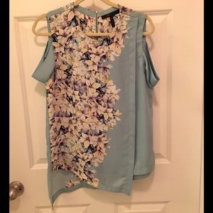 BCBG MaxAzria cut out sleeve top