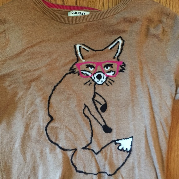 Old Navy Sweaters - Fox sweater beige Old Navy Sweaters - Fox sweater beige