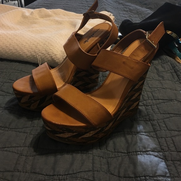 Tan wedges