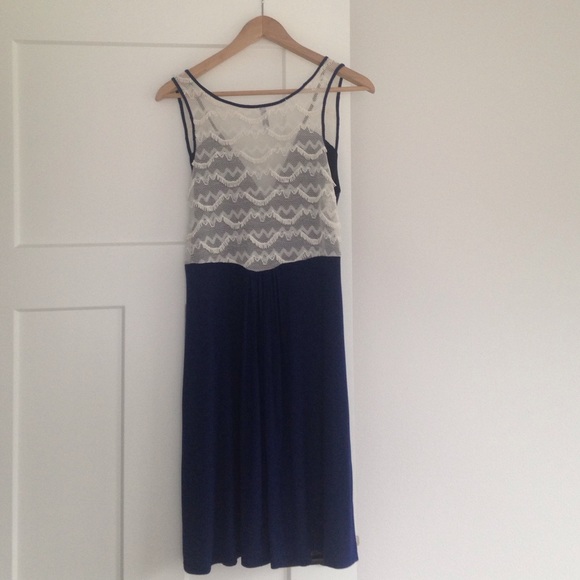 ModCloth made in USA lace back knit dress, size M