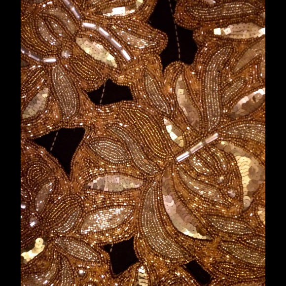 💐WOW! KIM SEYBERT BEADED & Sequin RUNNER - Picture 3 of 4