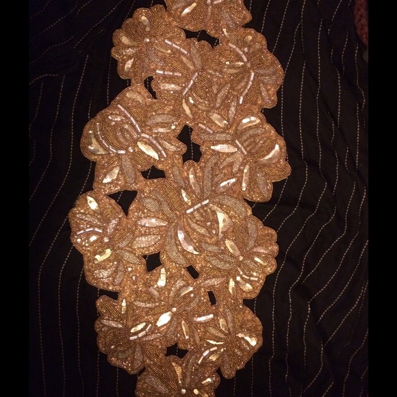 💐WOW! KIM SEYBERT BEADED & Sequin RUNNER - Picture 4 of 4