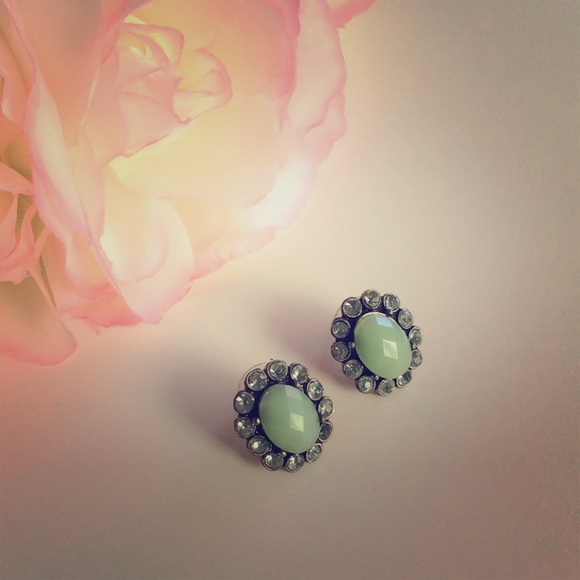 Jcrew Flower Diamond Stud