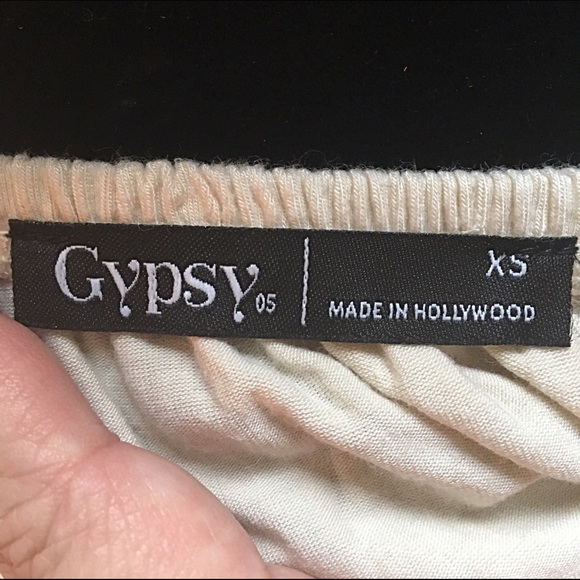 Gypsy 05 XS cross back maxi dress indigo and bone - Picture 4 of 4