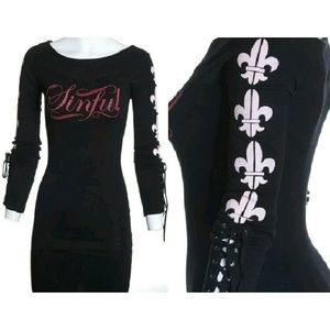 NWOT Sinful off the shoulder sweater