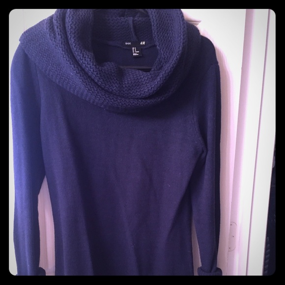 Navy Sweater Dress