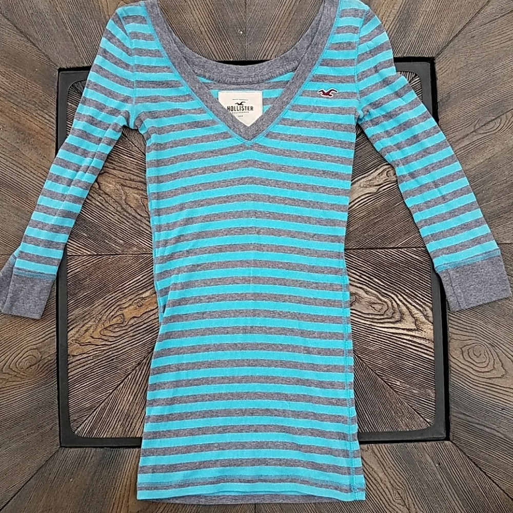 💙Hollister 3/4 sleeve cotton top💙