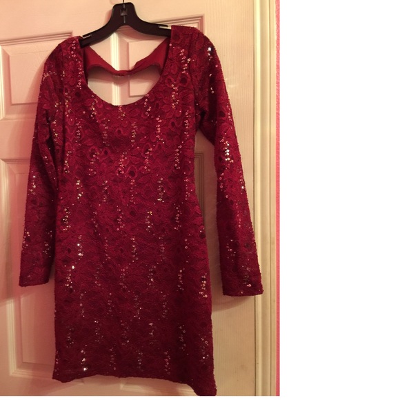 Maroon Dress - Picture 1 of 2