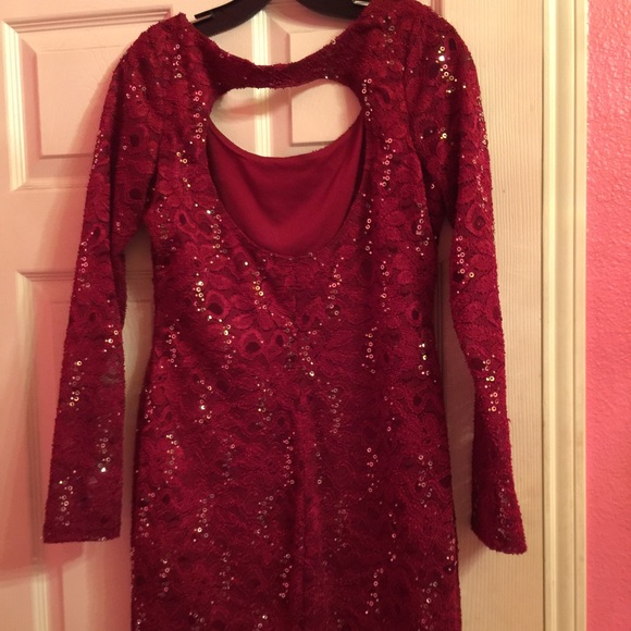 Maroon Dress - Picture 2 of 2