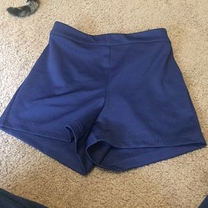 Blue high wasted retro shorts!