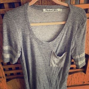 Michael Stars grey shirt with pocket