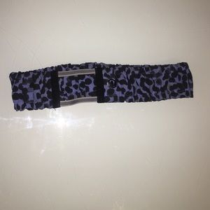 LULULEMON ROUCHED LEAPORD PRINT HEADBAND