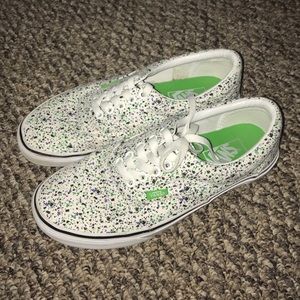 Pain speckled Vans