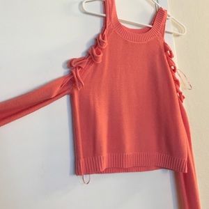 Long sleeve cut out sweater