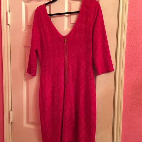 Hot Pink Dress - Picture 2 of 2