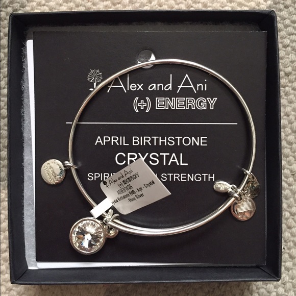 Alex and Ani April Birthstone Bracelet