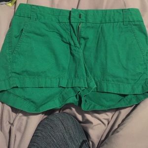 Green J. Crew Shorts