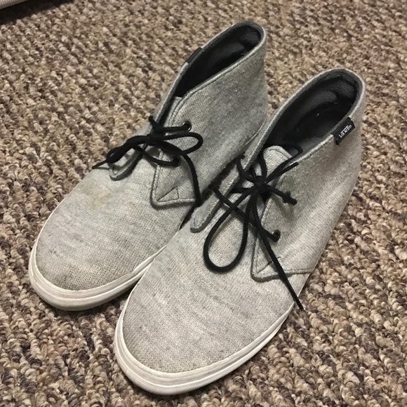 Grey Sweater Chukka Vans