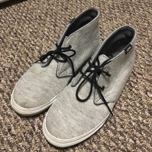 Grey Sweater Chukka Vans