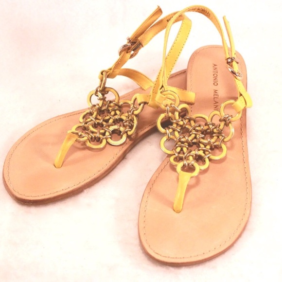 ANTONIO MELANI Shoes - ANTONIO MELANI "Overboard" Sunshine YellowSandals