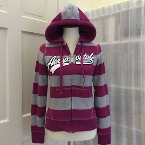 Aeropostale striped hoodie