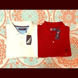 NWT Nautica/Chaps Polos