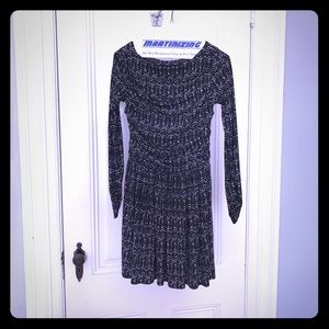 FLASH SALE!! ⭐️ Leota jersey dress, black/white