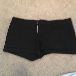Super short black Hurley shorts