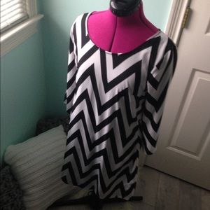 Chevron Shift Dress