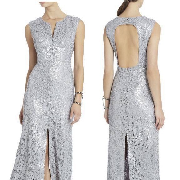 Silver Sequin Dress - image 1