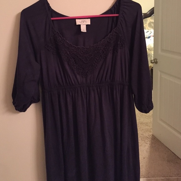 Navy blue LOFT dress