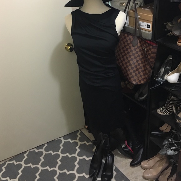 Helmut Lang size 0 black dress