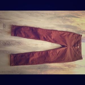 J brand jeans rust