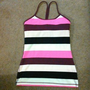 Lululemon striped tank