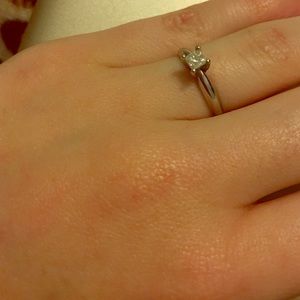 Promise ring/sterling silver ring