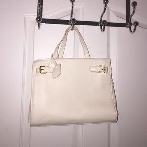 White handbag