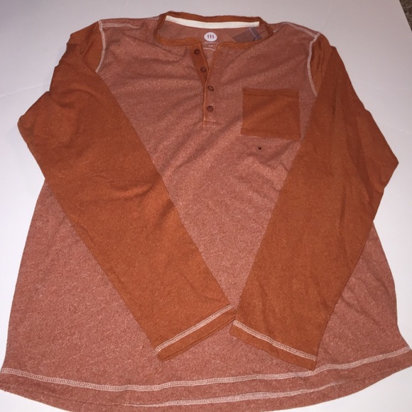 Mens EXPRESS Half button down Henley NWT