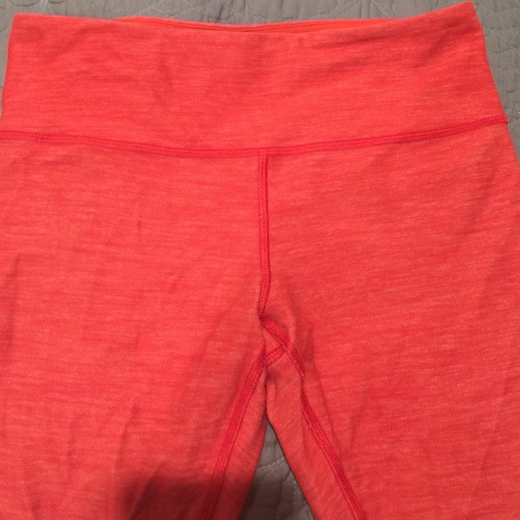 Lululemon red full length yoga pants size 6