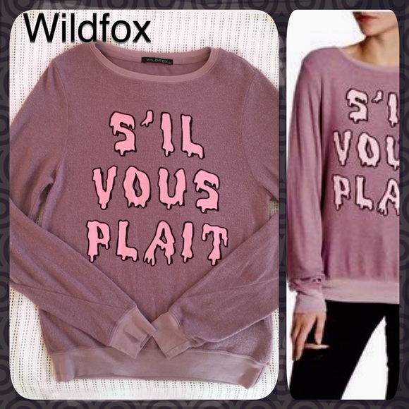 Wildfox Tops - Wild fox S'il Vous Plait (Please) Jumper