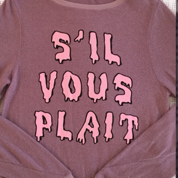 Wild fox S'il Vous Plait (Please) Jumper - Picture 2 of 4