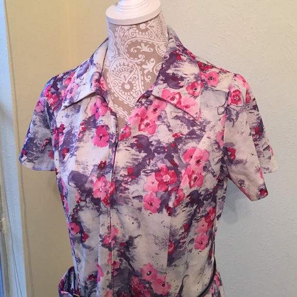 Vintage floral dress - Picture 2 of 3