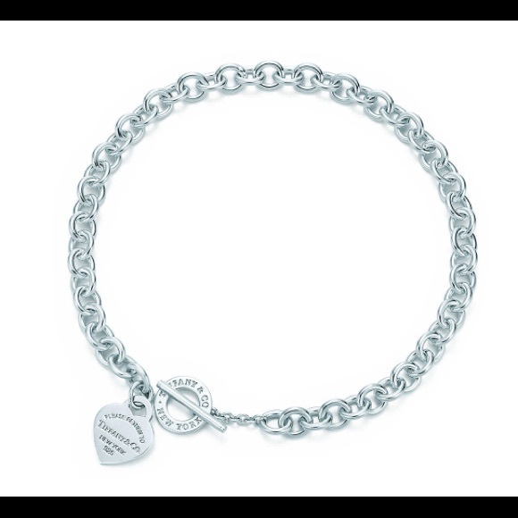 Tiffany Tag Toggle Necklace NEW