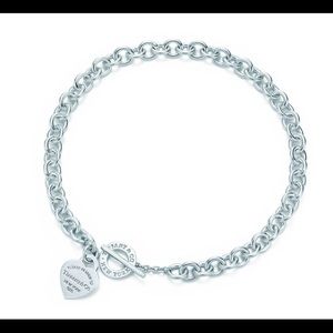 Tiffany Tag Toggle Necklace NEW