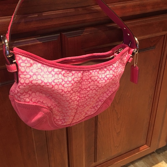 Authentic small coach purse