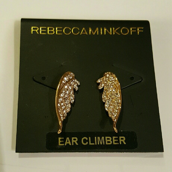 Rebecca Minkoff Angel Wing Ear Climbers