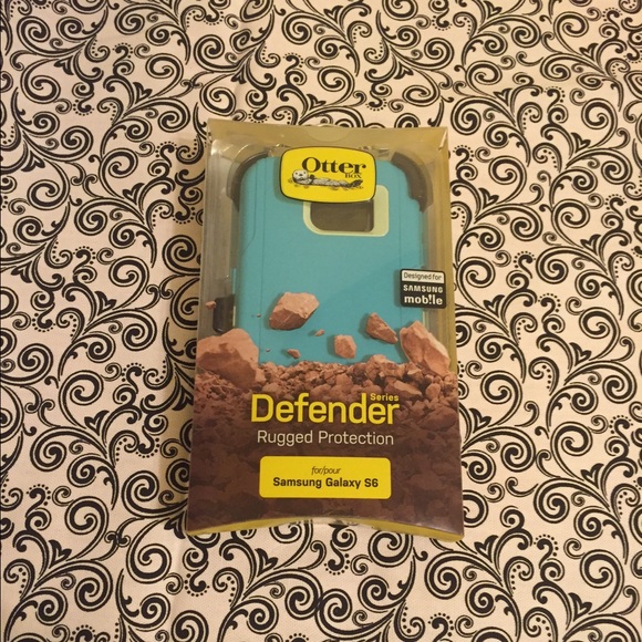 NEW! Teal Galaxy S6 Defender Otterbox