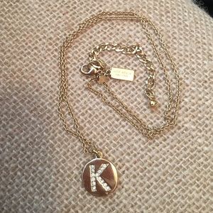 Kate Spade "K" necklace