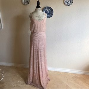 Long beaded gown