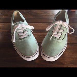 NEW VANS Seafoam Green