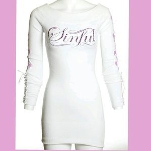 Sexy off the shoulder Sinful Tunic